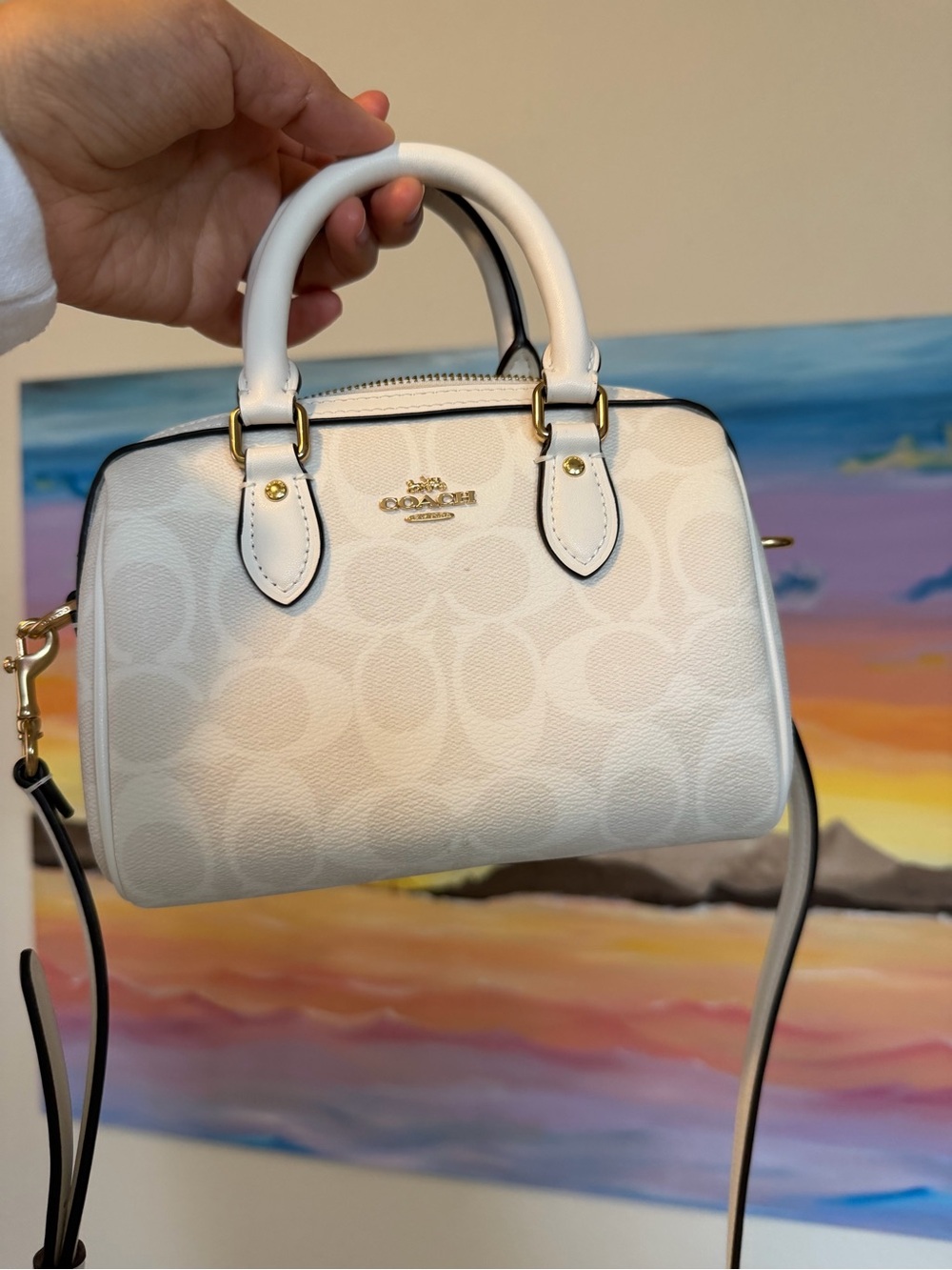 Coach Mini Rowan Bag - C Logo Crossbody